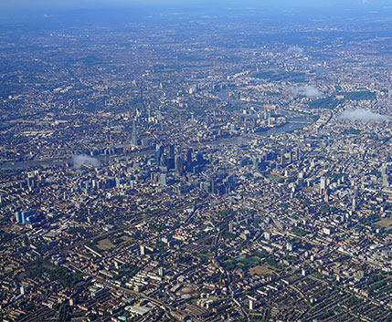 Aerial Shot Of London